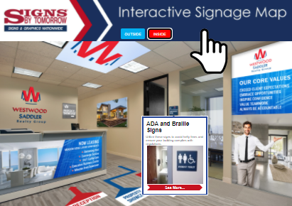 Interactive Signage Map