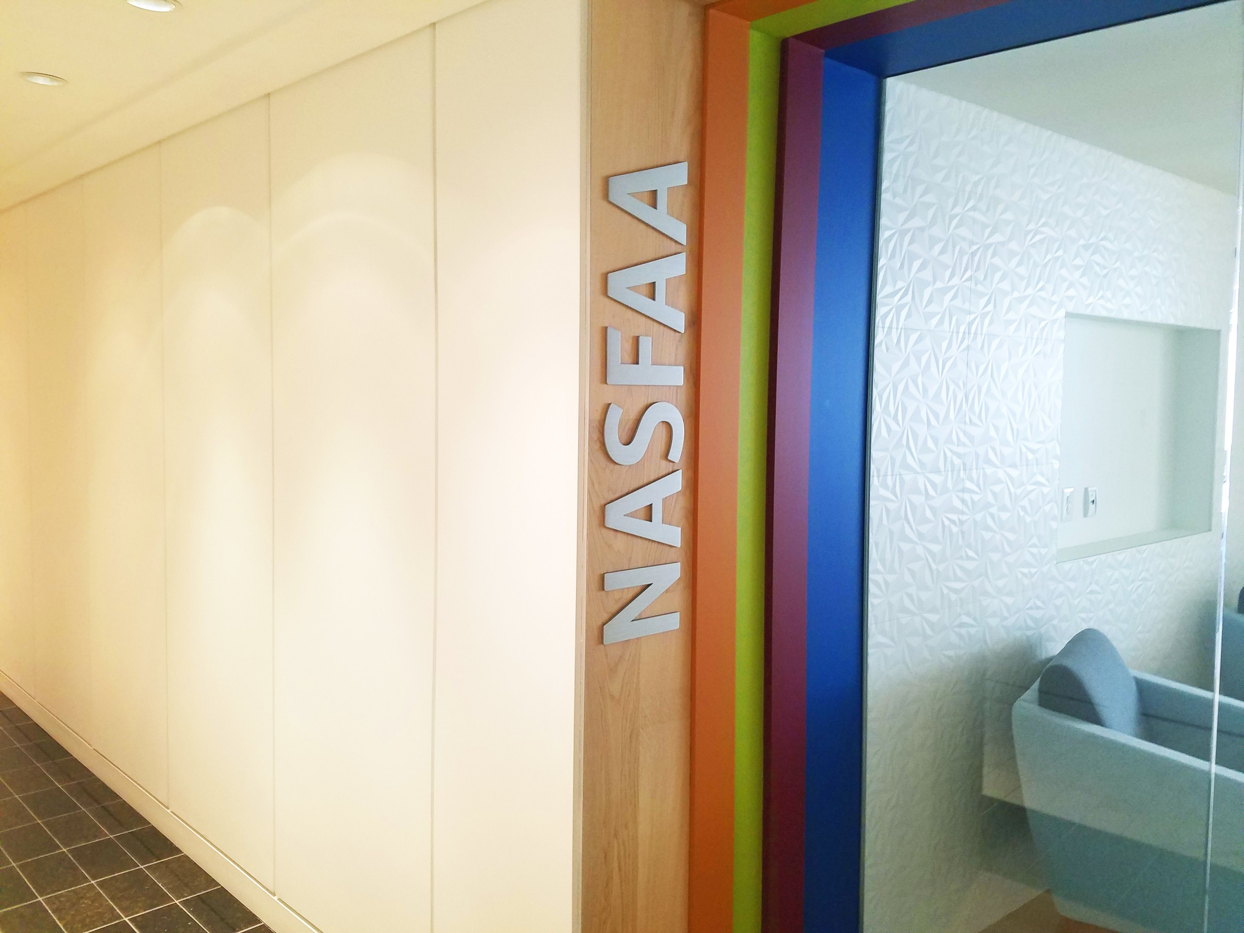 3d logo lobby sign