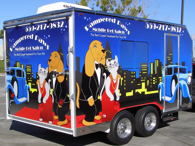 Trailer wraps - custom vehicle graphics