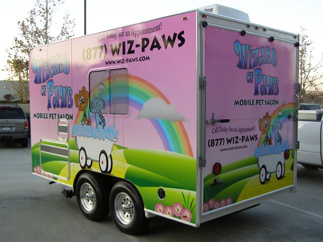 Custom trailer graphics